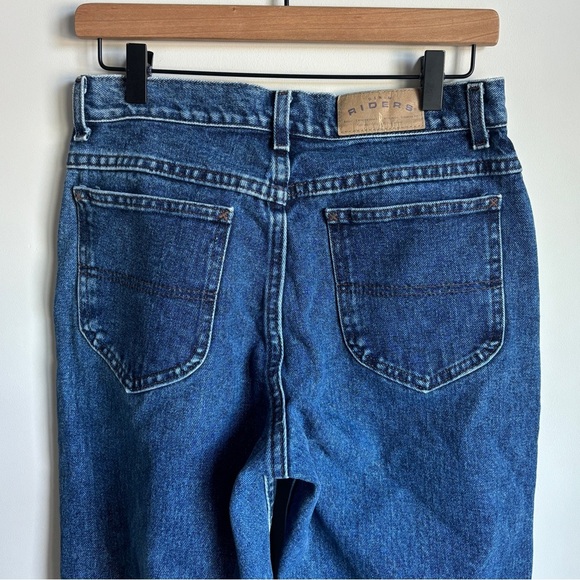 Vintage Lee Riders Women's Patchwork Tie Dye Boho High Rise Flare Jeans - Picture 6 of 10